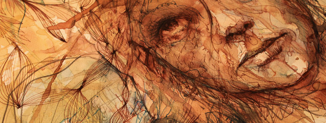 Carne Griffiths Uses Tea and Ink to Create Artistic Masterpieces